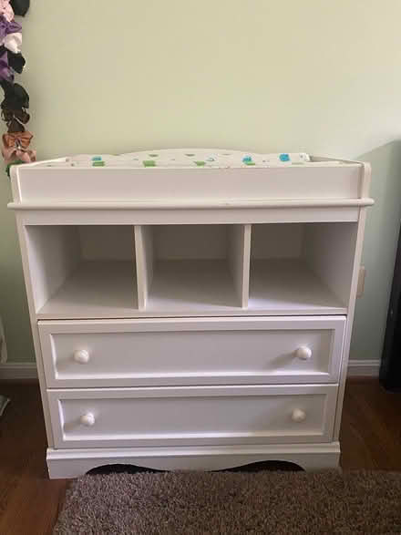 Photo of free Delta crib and changing table set (Wolftrap) #1