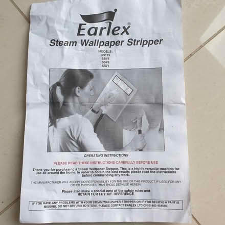 Photo of free Wallpaper stripper (Wombourne WV5) #2