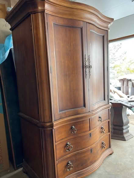 Photo of free Solid Oak Armoire (Boulder) #2