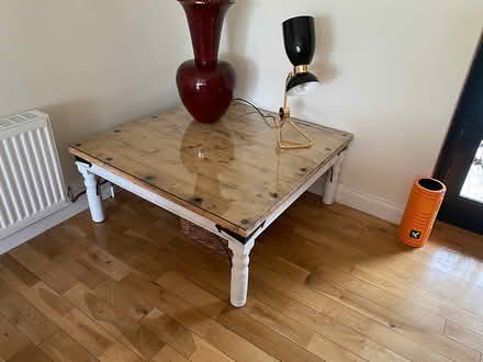 Photo of free Rustic coffee table glass top (Cranfield) #1