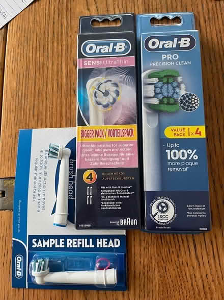 Photo of free Brush heads for oral B (OX1) #1