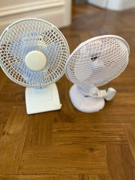 Photo of free Two desk fans (Cheam) #1