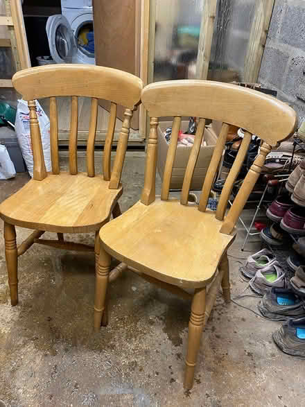 Photo of free 2 old chairs (Corsham) #1