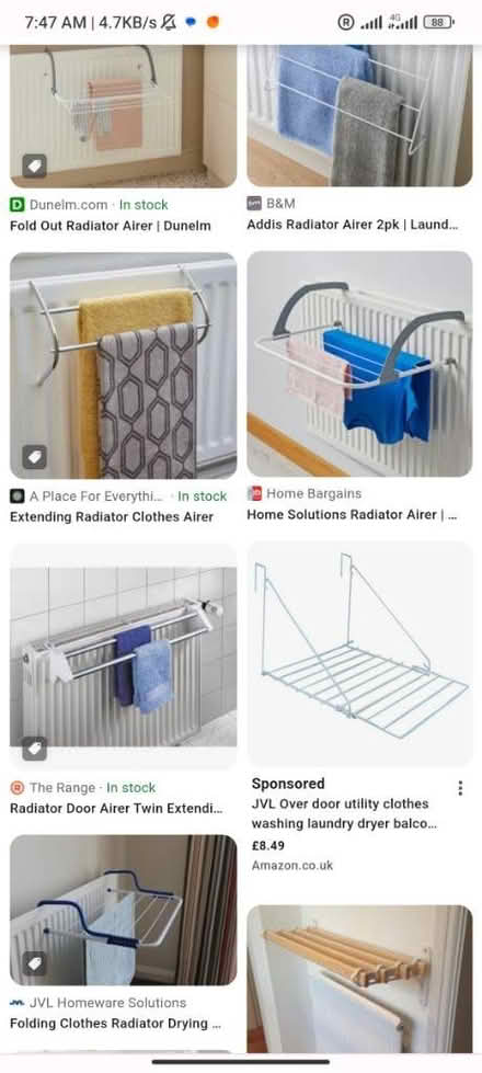 Photo of radiator Airer (Lansdowne Terrace WC1N) #1