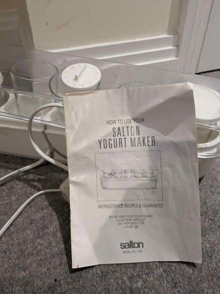 Photo of free Salton Yoghurt Maker (Chesham HP5) #2