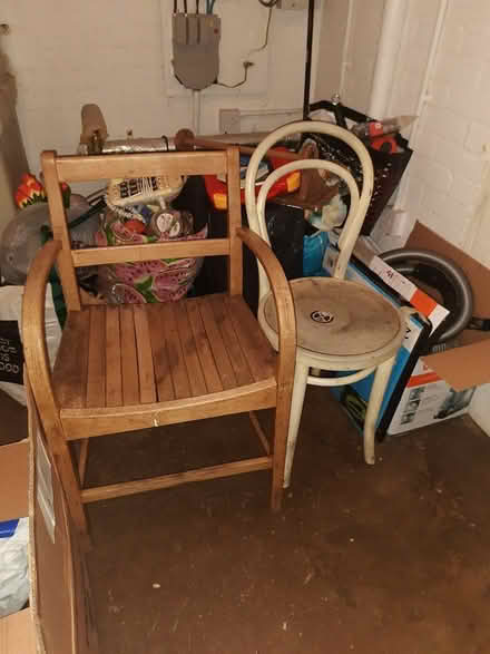 Photo of free Two wooden chairs (W4) #1