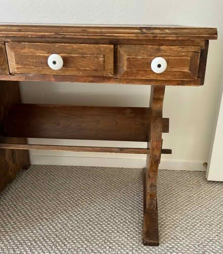 Photo of free Wood desk (40”x24”) (Mounds Street, San Mateo) #3