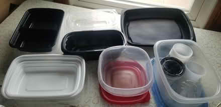 Photo of free Containers w/ lids (Ashland and River Street) #3