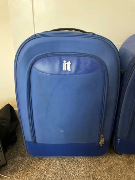 Photo of free Two large blue suitcases (BH17 Broadstone) #2
