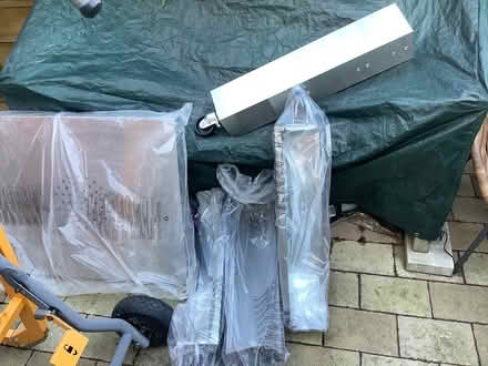 Photo of free 4 xstainless steel legs with wheels (Anstey Height’s LE4) #2