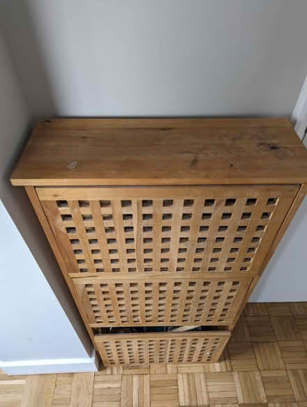 Photo of free Shoe storage unit (wood) (CB4) #3