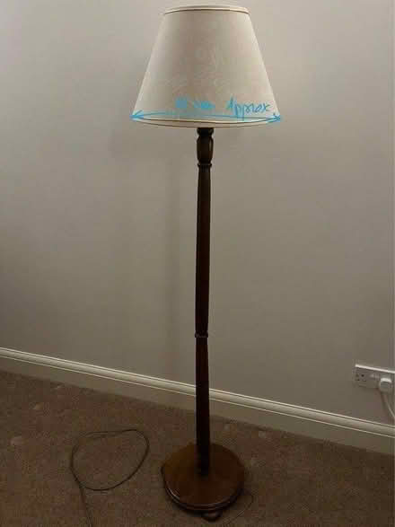 Photo of free Wooden floor lamp (Dunstable LU5) #1