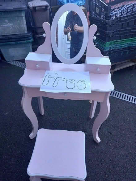 Photo of free Child's dressing table and stool (Hucclecote) #2