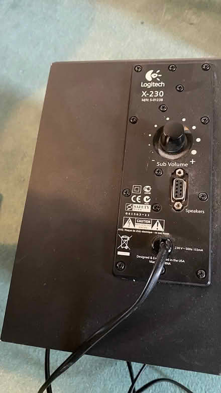 Photo of free Computer speakers Logitech x230 (Mill Lane crowborough TN6) #4