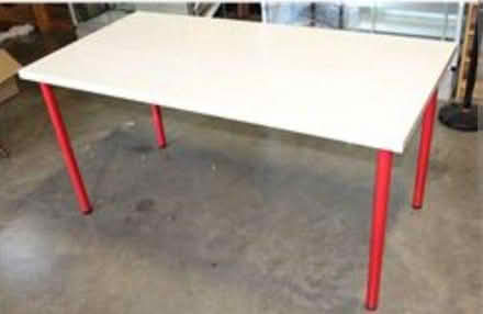 Photo of free Long ikea table removable red legs (TW9) #1