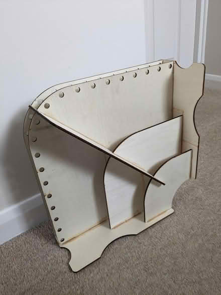 Photo of free Wooden storage rack for paints/bottles - 81 holes (Hook RG27) #2