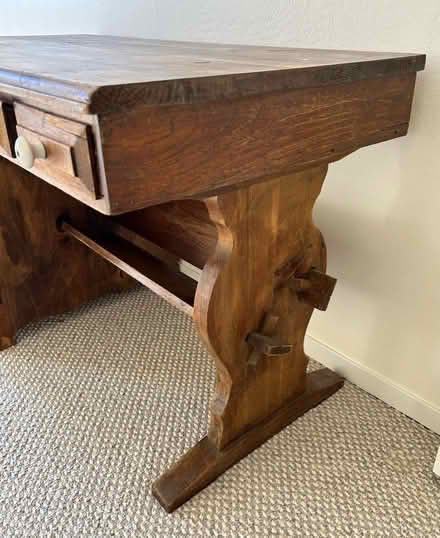 Photo of free Wood desk (40”x24”) (Mounds Street, San Mateo) #4