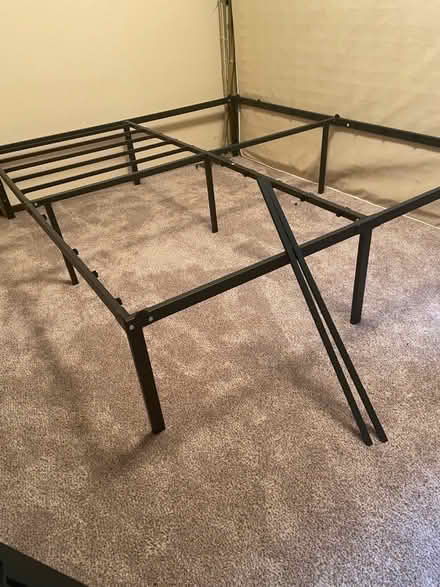 Photo of free California King metal frame (Beaver) #2