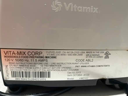 Photo of free Vitamix VM0102 with baskets (Bronx, New York) #2