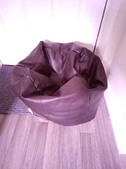 Photo of free Faux leather bean bag (Hester's Way GL51) #1