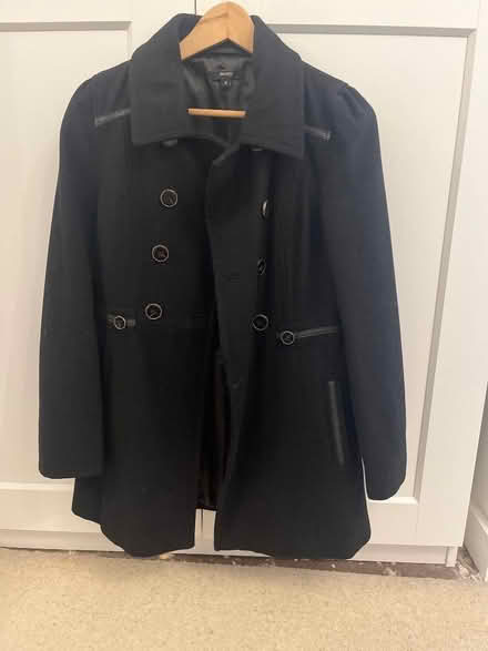 Photo of free Black size 8 winter coat (Stepney E1) #1