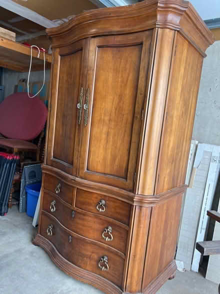 Photo of free Solid Oak Armoire (Boulder) #1