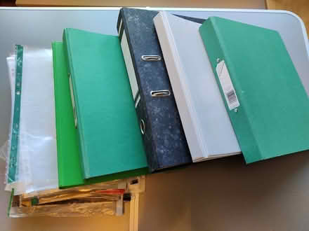 Photo of free Ring binders & poly pocket files (Wirksworth, DE4) #1