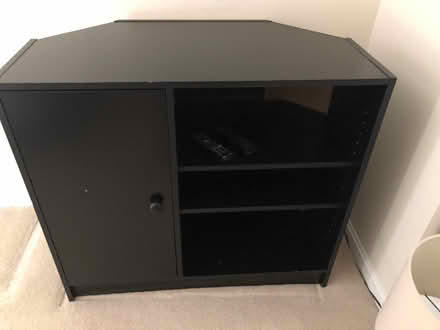 Photo of free Black shelving unit (Abingdon) #3