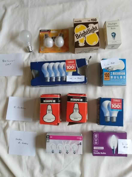 Photo of free 21 spare incandescent light bulbs (Penn HP10) #1