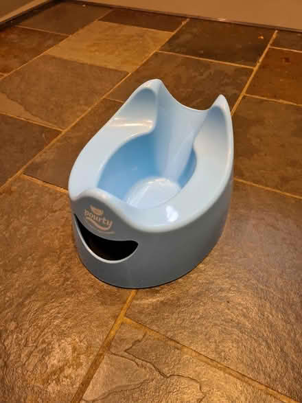 Photo of free Blue potty (Harden, Bingley) #1