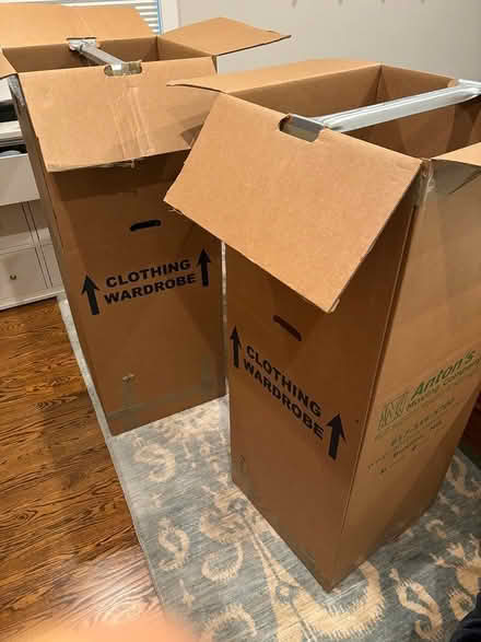 Photo of free 3 Moving boxes/wardrobes (Newton center) #1