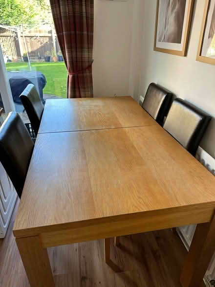 Photo of free XL extendabke table & 4 chairs (B76 Sutton Coldfield) #1
