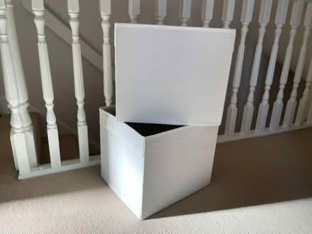 Photo of free White Fabric storage boxes x 2 (Oxley Park MK4) #1