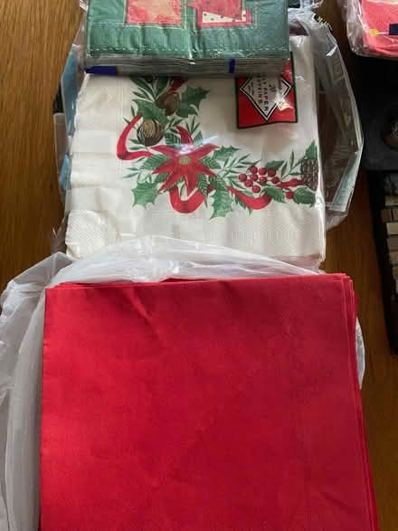 Photo of free Xmas paper table napkins etc (Bloomfield) #1