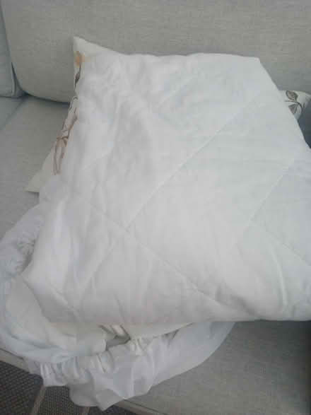 Photo of free Double bed mattress protector (Stirling FK8) #1