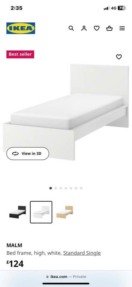 Photo of free Ikea single bed frame (Wheatley Hills Doncaster) #1