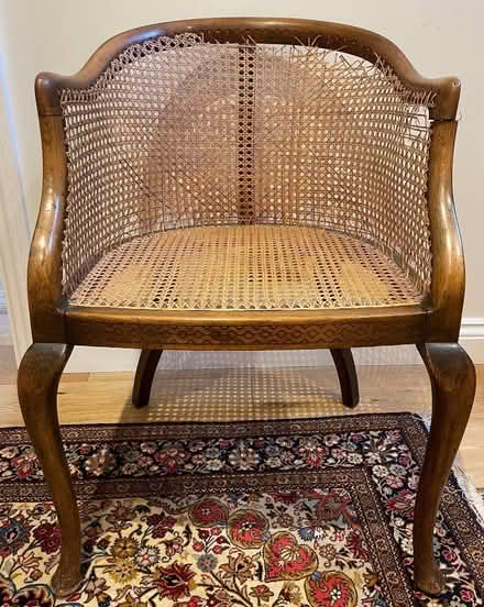 Photo of free Wooden/Caned Captains Chair (Cutteslowe OX2) #1