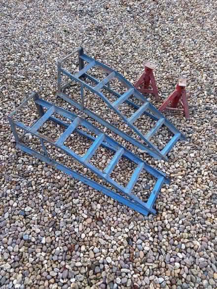 Photo of free Car ramps and axle stands (Bransford WR6) #1