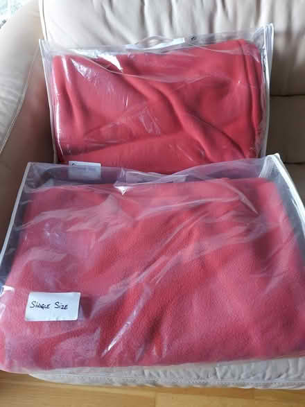 Photo of free 2x single size fleece blankets (CM2, Nr.Sandford Road) #1
