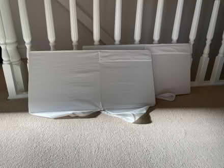Photo of free White Fabric storage boxes x 2 (Oxley Park MK4) #2