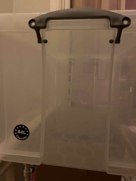 Photo of free 8L plastic box with lid (Kendal LA9) #2