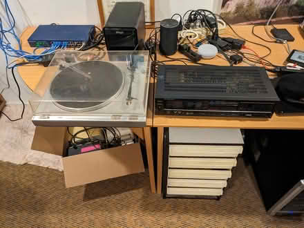 Photo of free turntable and stereo receiver (Ypsilanti Township, Ford Lake) #1
