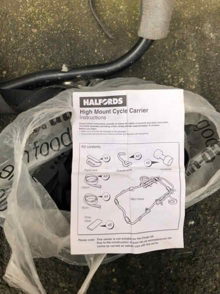 Photo of free Halfords bike rack for up to two bikes (Wolsingham DL13) #3