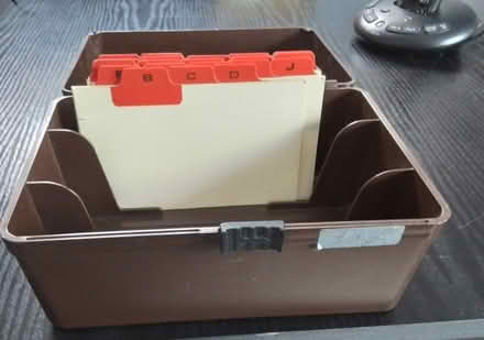 Photo of free Card Index (West Moors BH22) #1