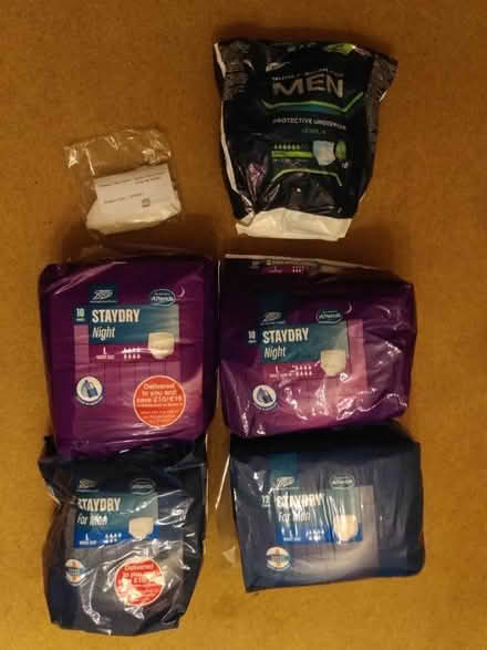 Photo of free Incontinence products - men's (Beckenham BR3) #1