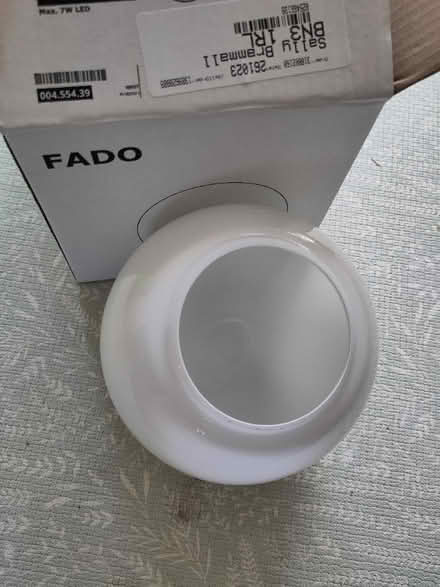 Photo of free Glass bowl for IKEA Fado table lamp (St Anne Well Gardens Hove BN3) #2
