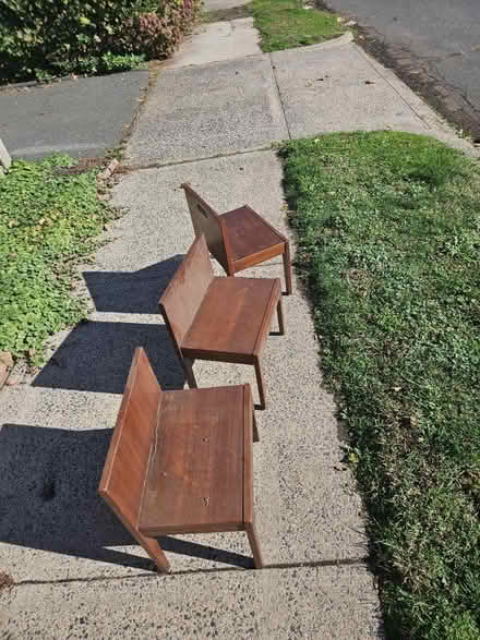 Photo of free Three solid wood kids chairs (06051) #2