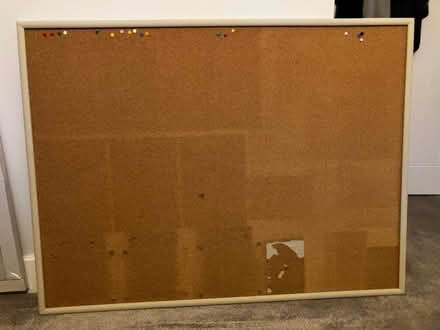Photo of free 800 x 500 mm cork notice board (Wboro station area NN8) #1