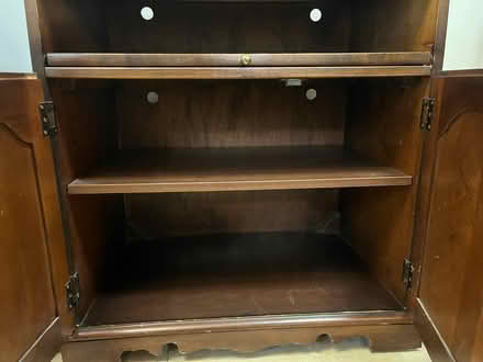 Photo of free Cart w/solid cherry wood doors (94086) #2