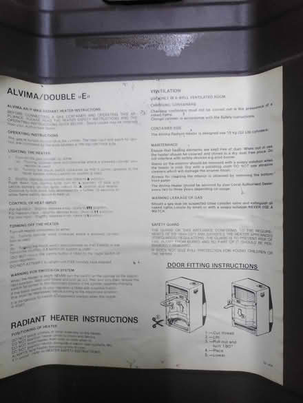 Photo of free Calor gas heater with gas cylinder (Beckenham BR3) #1